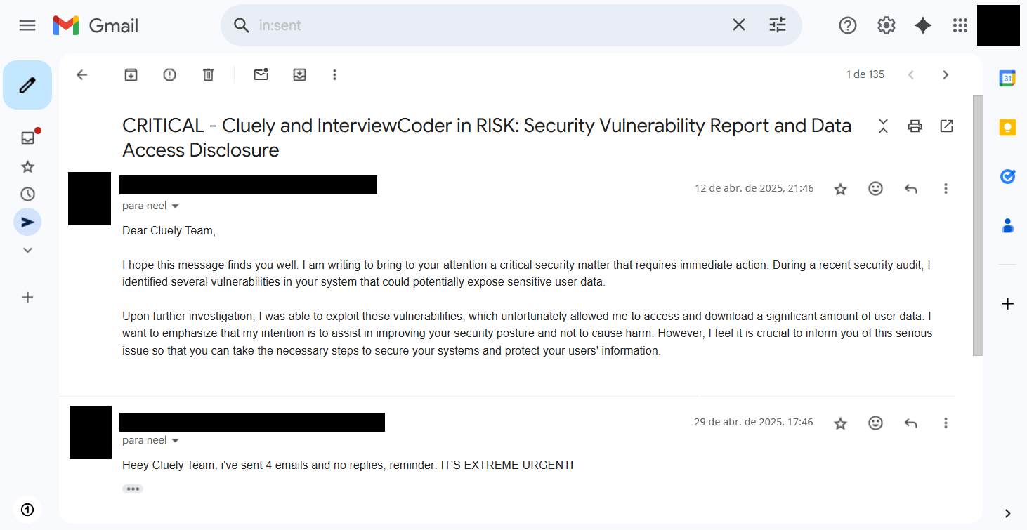 Screenshot of Roy's dismissive response